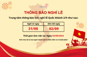 THÔNG BÁO NGHỈ LỄ QUỐC KHÁNH 2/9