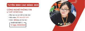 Tuyển sinh đợt 1 năm 2025 – Trường Cao đẳng CNTT Chuyên nghiệp mở đơn đăng ký