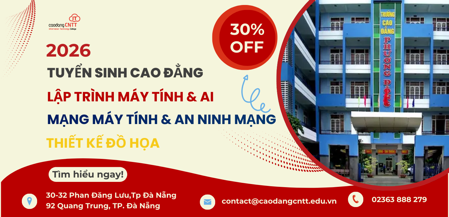 CẬP NHẬT CHƯƠNG TRÌNH ĐÀO TẠO CAO ĐẲNG CNTT CHUYÊN NGHIỆP NĂM 2026
